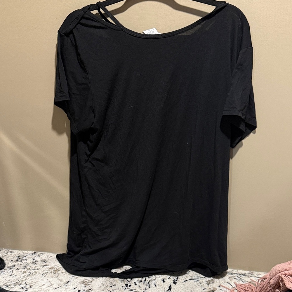Champion Black Short Sleeve Women's Tee